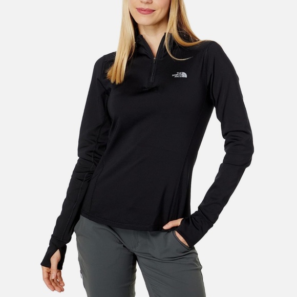 Womens The North Face Ladies Winter Warm Essential 1/4 Zip Fleece Top Jacket New - Picture 1 of 7